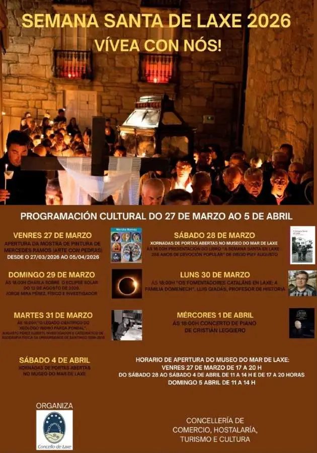 Programa da Semana Santa 2026 en Laxe