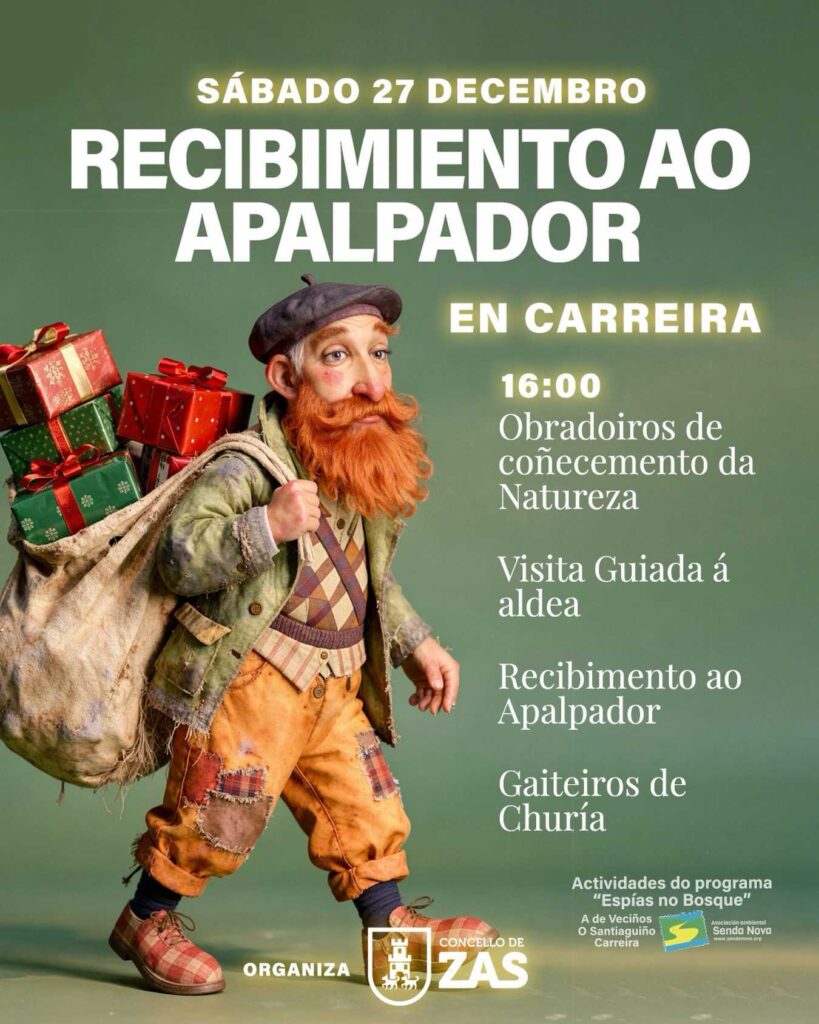 Recibimento ao Apalpador en Zas