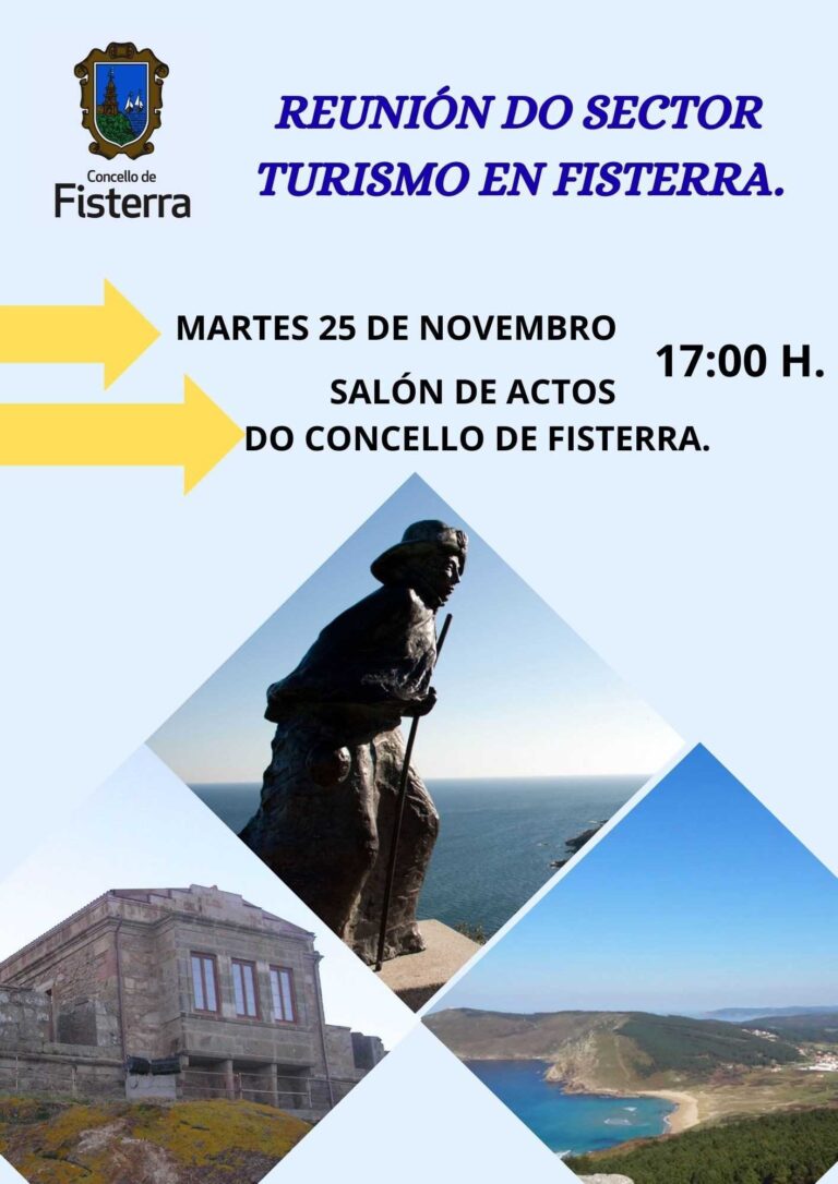 Reunión co sector do turismo de Fisterra