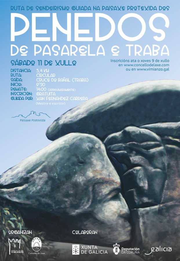 Ruta guiada por los Penedos de Pasarela e Traba