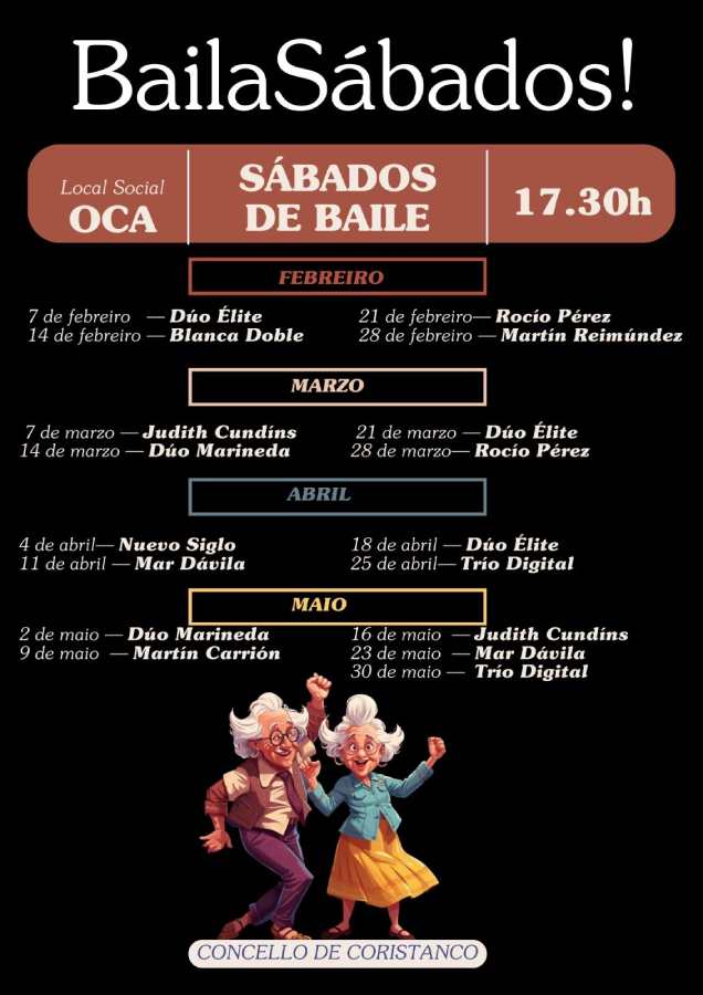 Sábados de baile Oca Coristanco