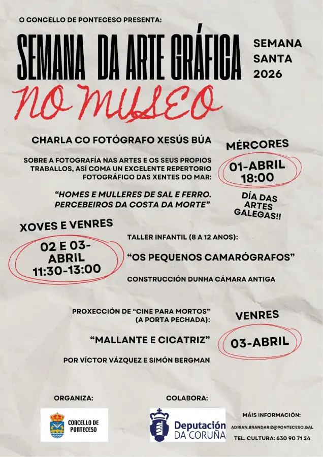 Semana da Arte Gráfica no Museo de Corme