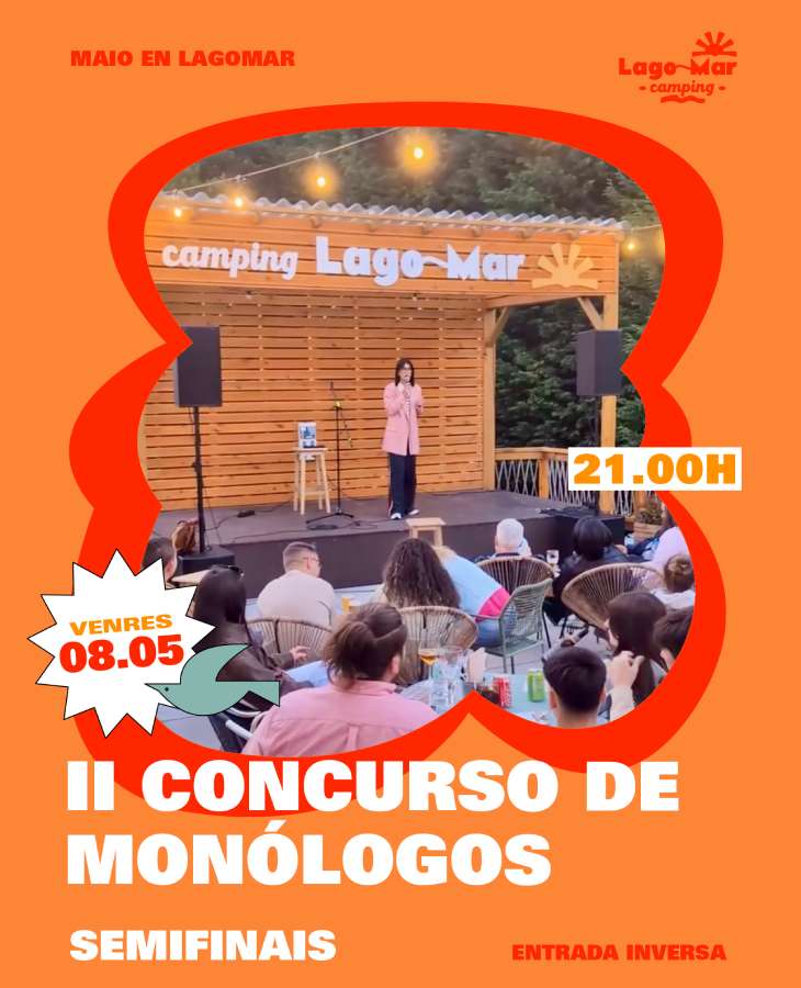 Semifinais do II Concurso de Monólogos no Camping Lago Mar
