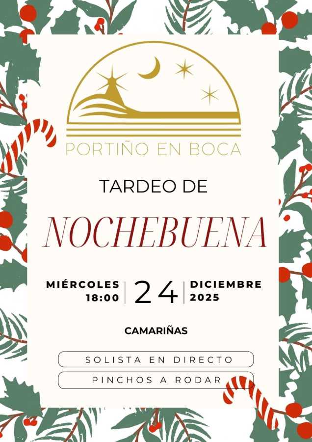 Tardeo de Nochebuena 2025 en Portiño en Boca