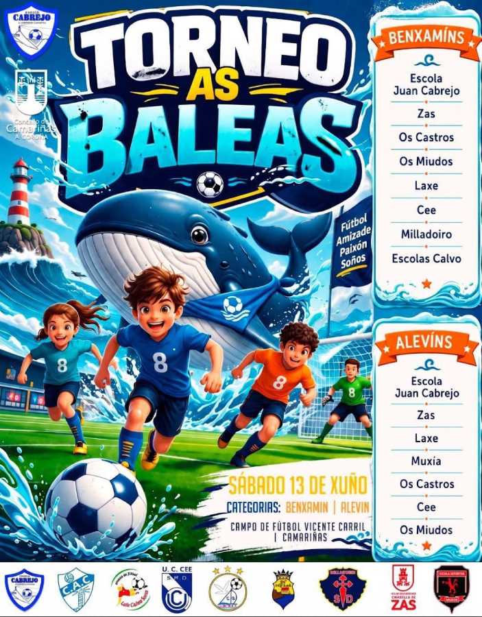 Torneo As Baleas 2026 en Camariñas