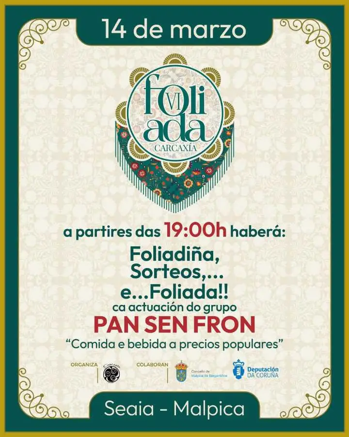 VI Foliada de Carcaxia en Seaia Malpica