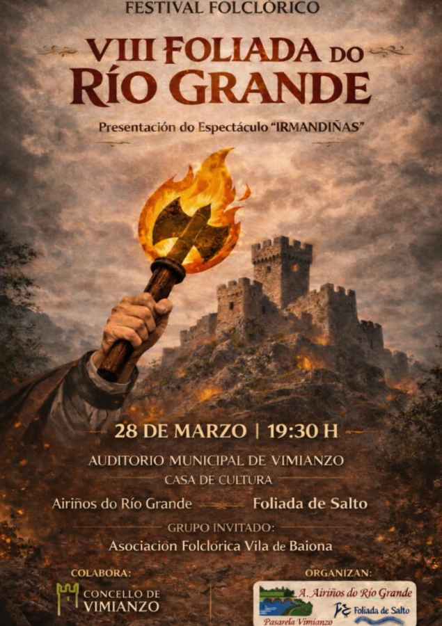 VIII Foliada do Río Grande 2026 en Vimianzo