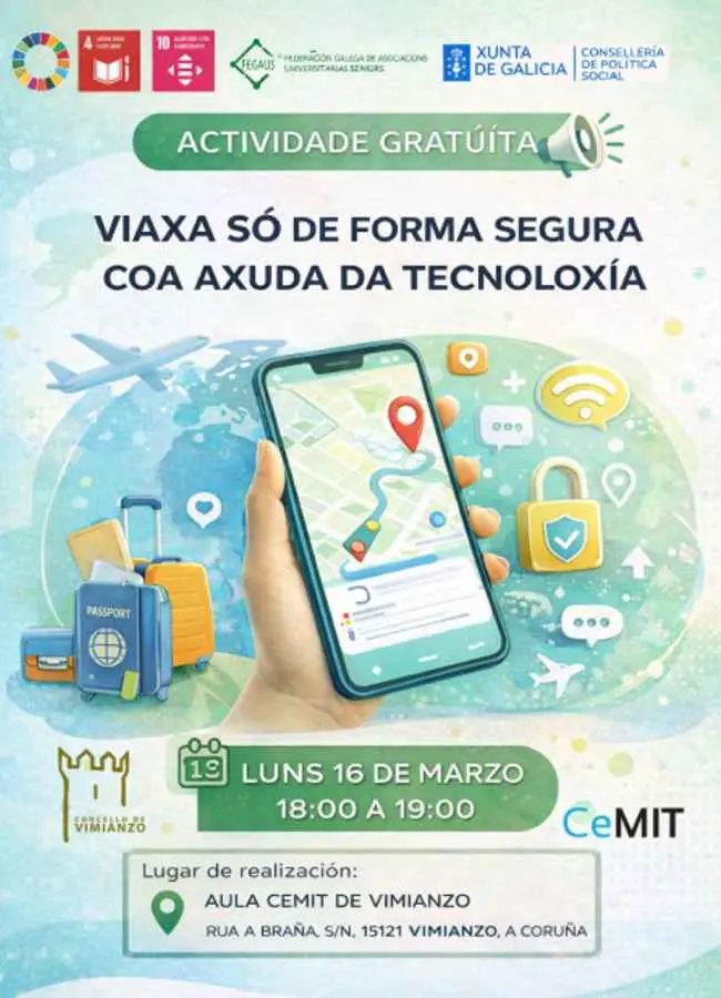 Viaxa Só de Forma Segura coa Axuda da Tecnoloxía