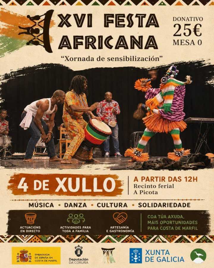 XVI Fiesta Africana 2026 en A Picota