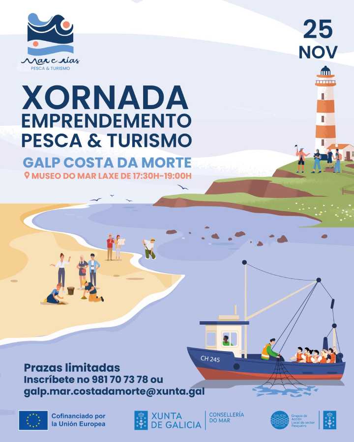 Xornada Emprendemento Pesca & Turismo en Laxe