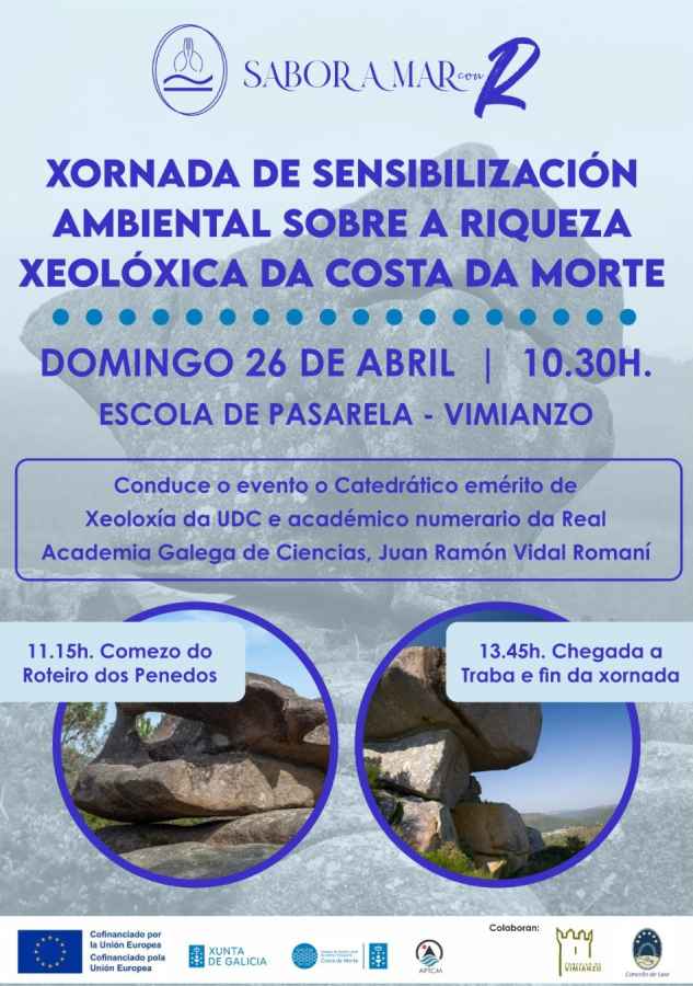 Xornada de sensibilización ambiental sobre a riqueza xeolóxica da Costa da Morte en Vimianzo