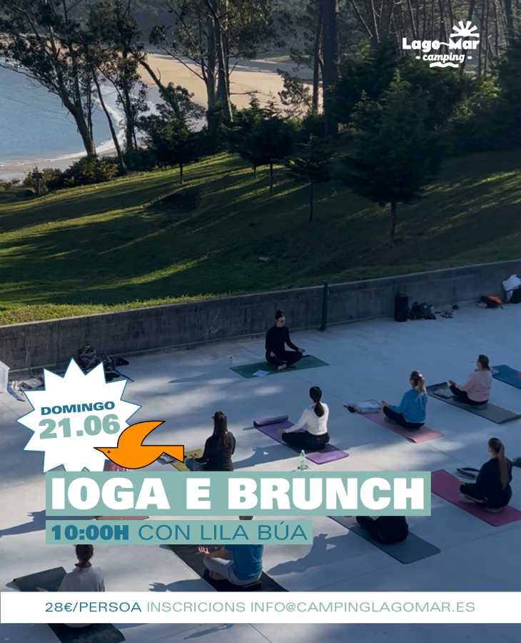 Yoga y Brunch con Lila Búa en el Camping Lago Mar