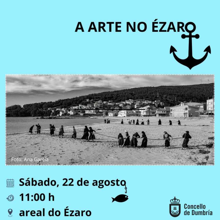 A Arte no Ézaro: recreación histórica na Praia do Forcado o 22 de agosto de 2026.