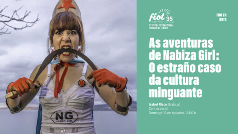 Cartel de As aventuras de Nabiza Girl: O estraño caso da cultura minguante de Isabel Risco en el FIOT 35 de Carballo