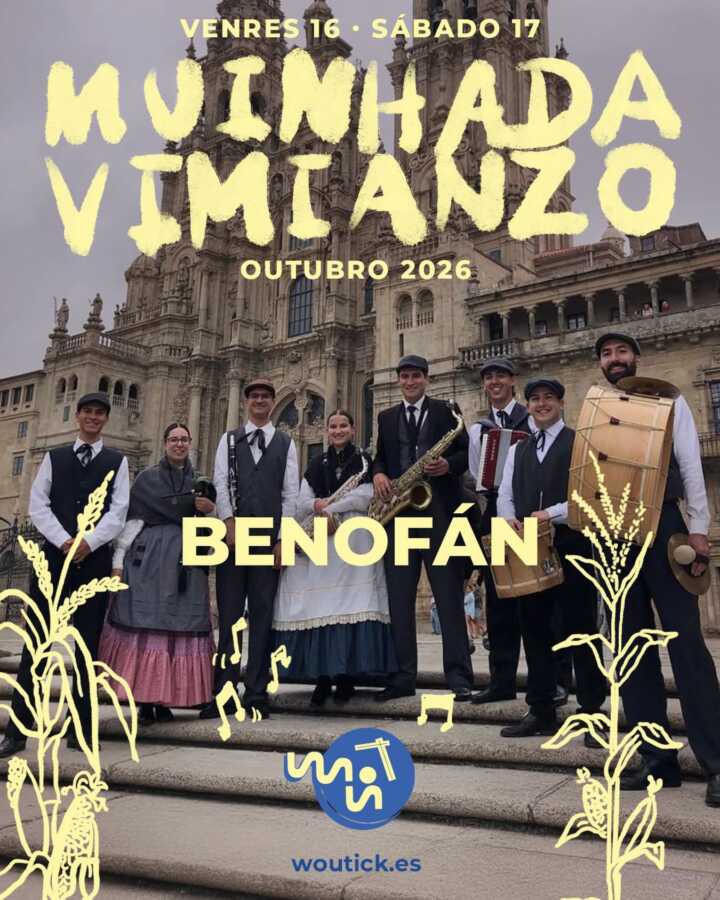 Cartel de Benofán en la Muiñada de Vimianzo, 16 y 17 de octubre de 2026