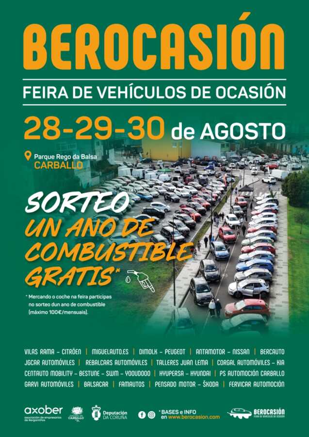 Cartel de Berocasión 2026, Feira de Vehículos de Ocasión no Rego da Balsa de Carballo