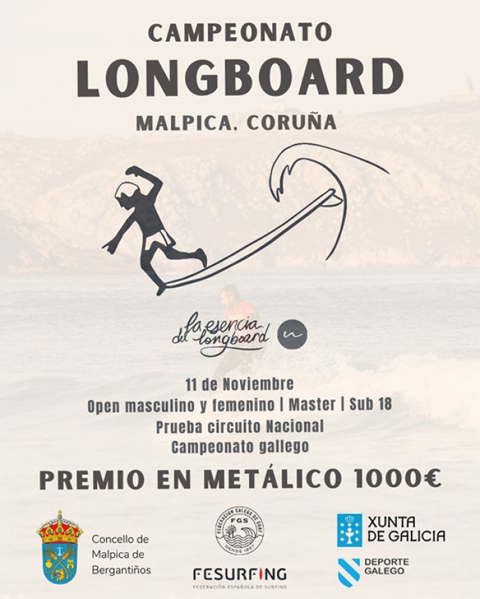 Campeonato Longboard en Malpica