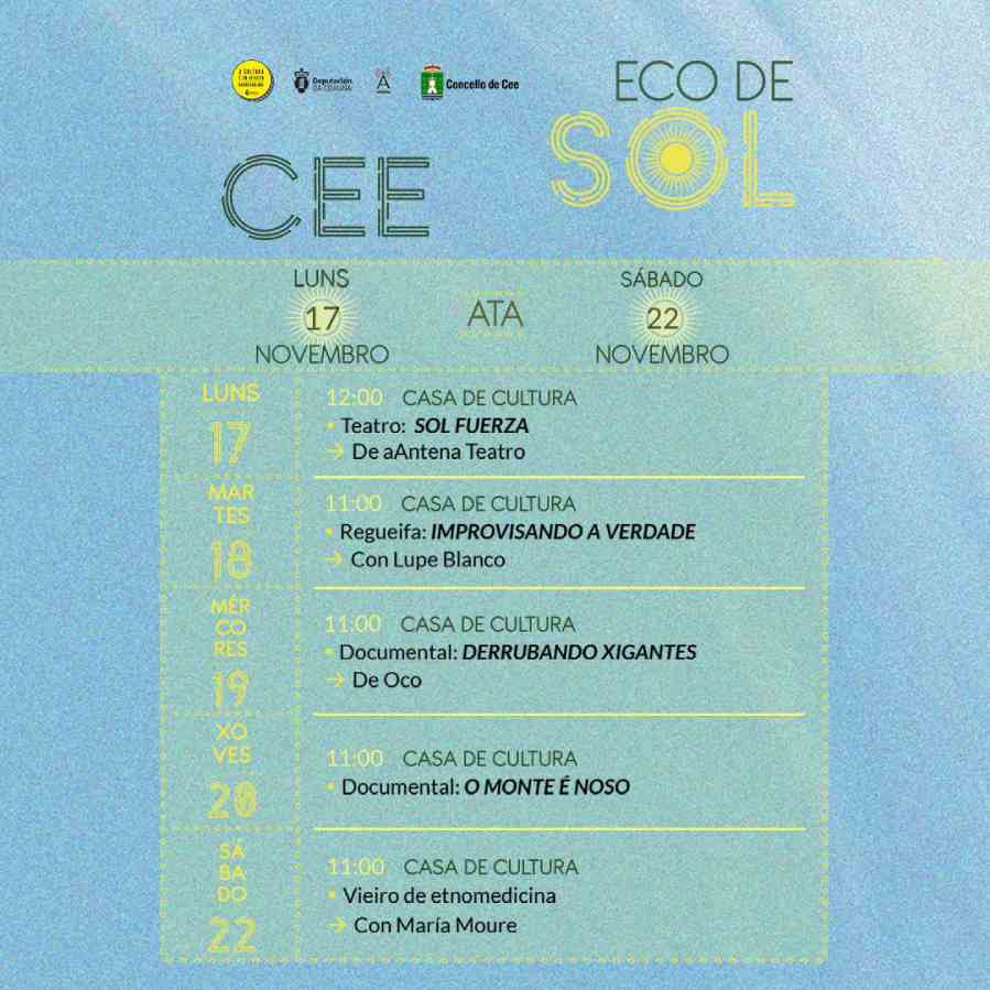 Cartel eco do sol en cee