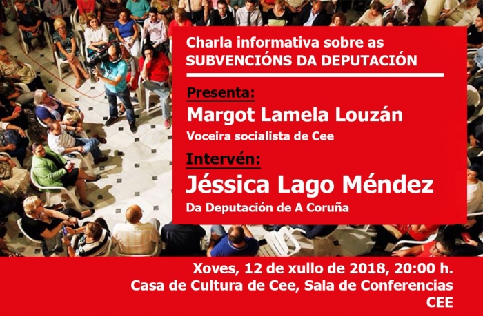 Charla Informativa Sobre Las Subvenciones De La Diputacion De A Coruna En La Casa De La Cultura De Cee 1531213133