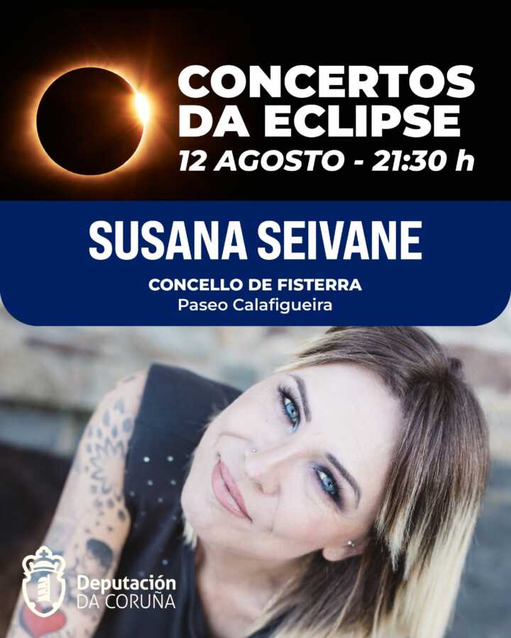 Concierto de Susana Seivane durante el eclipse del 12 de agosto de 2026 en Fisterra