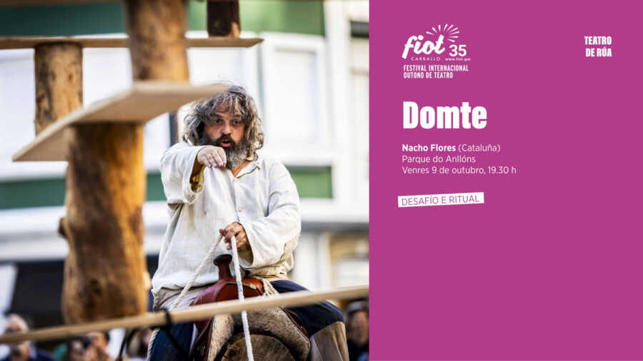 Cartel de Domte de Nacho Flores no FIOT 2026 de Carballo