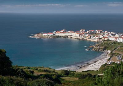 1. Vista panorámica de Caión desde o miradoiro de Goxán
