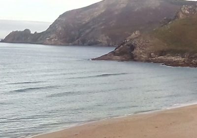 Playa de Mar de Fóra (Fisterra) donde practicar surf en la Costa da Morte