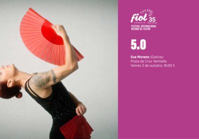 Cartel de 5.0 de Sue Moreno no FIOT 2026 de Carballo