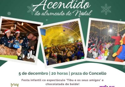 Acendido de Alumbrado de Nadal 2025 en Vimianzo