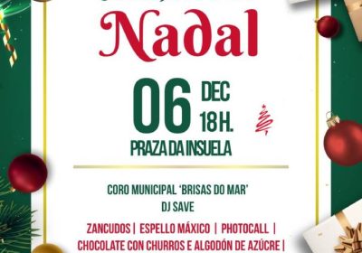 Acendido do Nadal 2025 en Camariñas