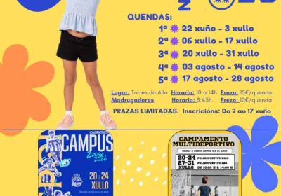 Actividades de Verán 2026 no Concello de Zas