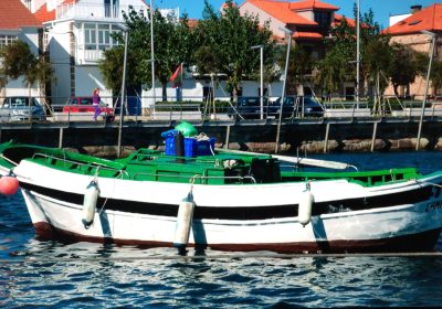 Barco antigo Camariñas Seixo