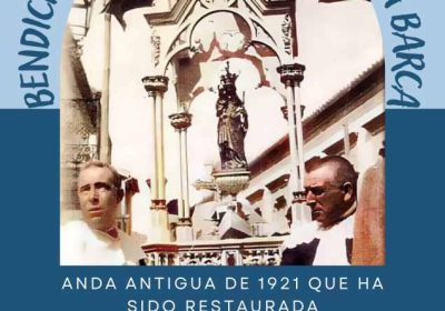Bendición de la nueva anda de la virgen de la barca