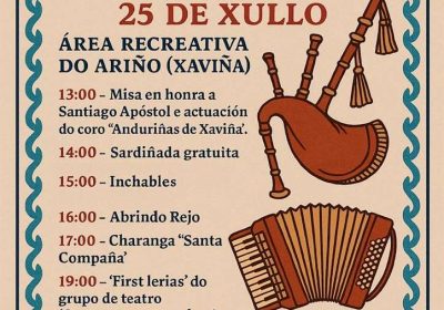 Cartel festa da praia camarinas 2025 1