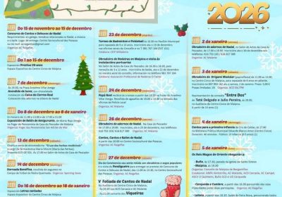 CArtel Navidad 2025 2026 en Malpica