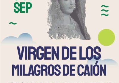 CArtel Virgen de los Milagros de Caión 2025