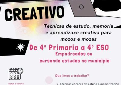 Campamento de estudio creativo en Coristanco