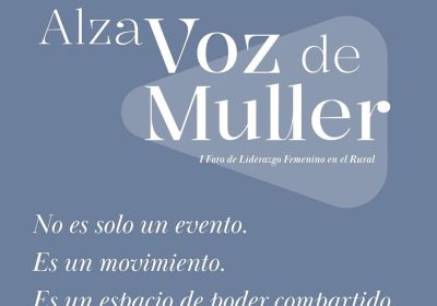 Cartel alza a voz muller