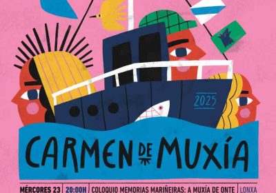 Cartel Carmen de Muxía 2025
