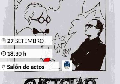 Cartel castelao un corazón á intemperie