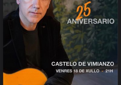 Cartel concerto emilio rúa no castelo de vimianzo