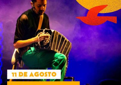 Cartel Concerto Manu Sija en Cámping Lago-Mar de Muxía 2025