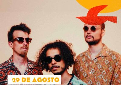 Cartel concierto de gondhawa en camping lago mar 2025