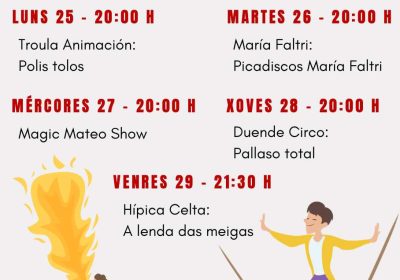 Cartel Cultura no Camiño en Cee 2025