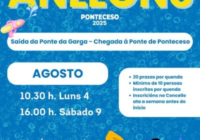 Cartel Descenso do Annlóns 2025 Ponteceso