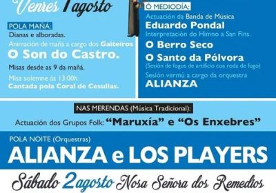 Cartel Festa de San Fins do Castro 2025