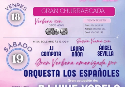 Cartel festa do carme de moraime 2025