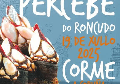 Cartel festa do percebe de corme 2025