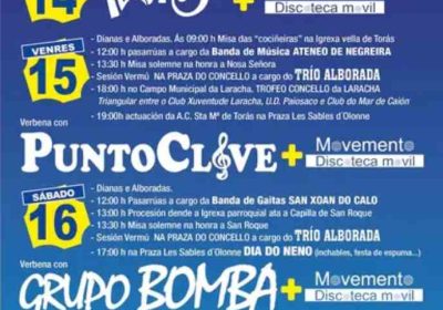 Cartel Festas A Laracha Agosto 2025