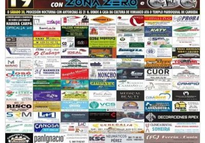 Cartel festas da fátima de cambeda